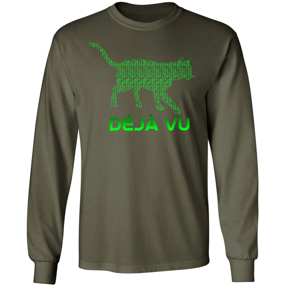 Long Sleeve T-Shirt - 737V36N6 - Military Green - 16