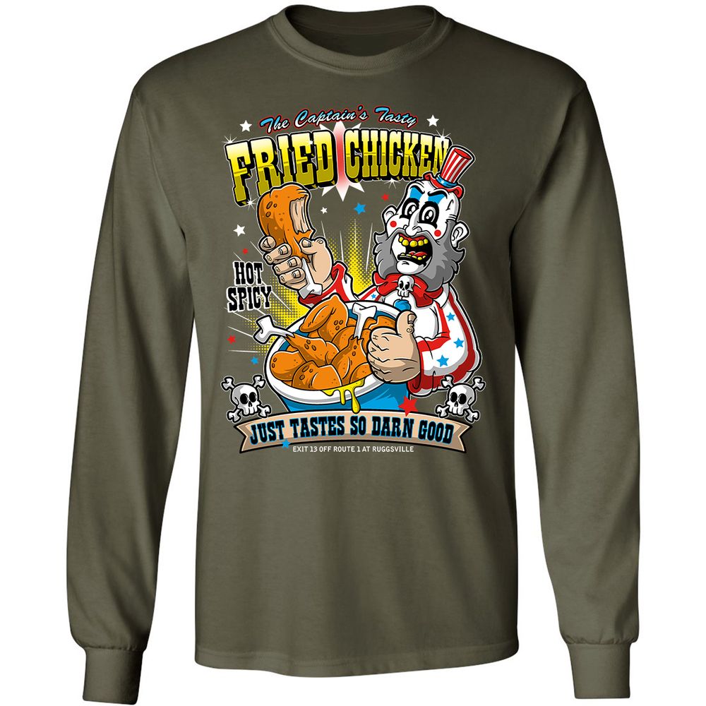 Long Sleeve T-Shirt - 22XE285X - Military Green - 16