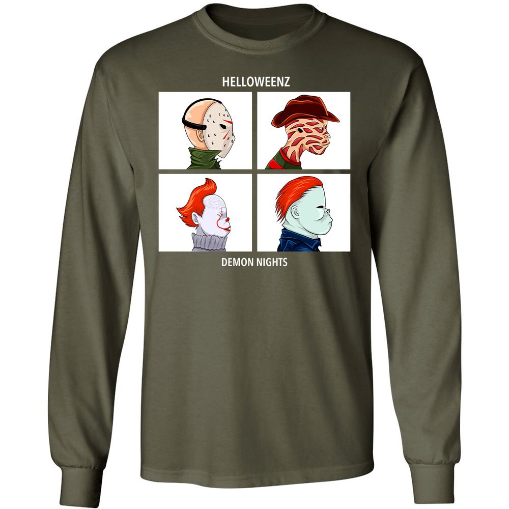 Long Sleeve T-Shirt - 9ACPDCRY - Military Green - 16