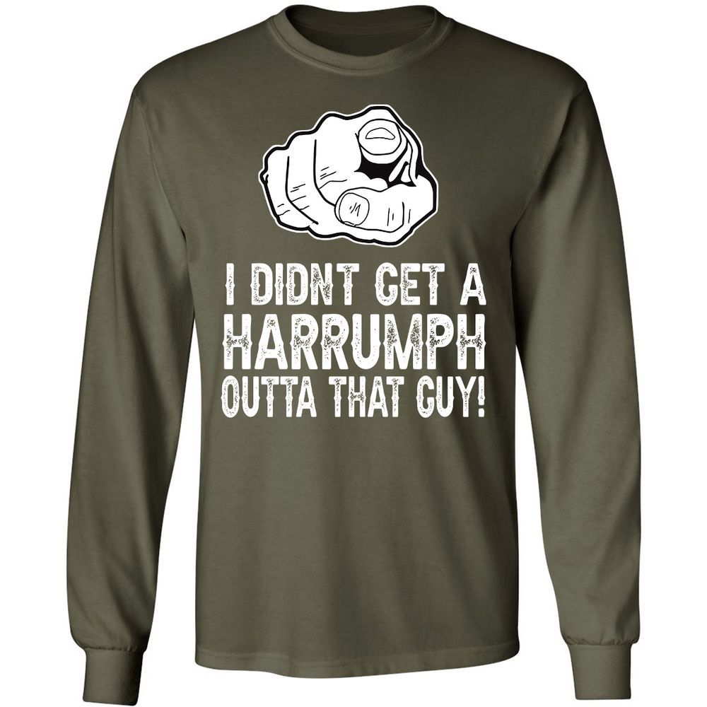 Long Sleeve T-Shirt - JWD8HN4B - Military Green - 16