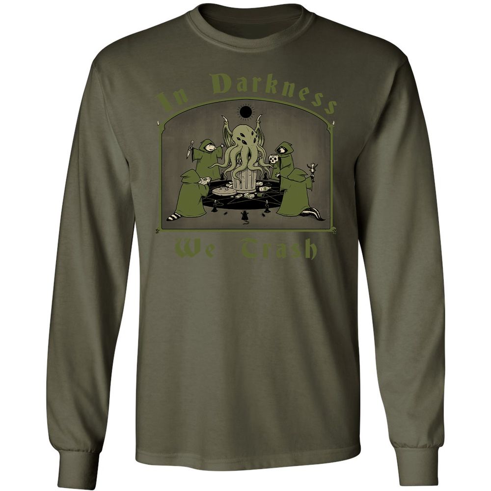 Long Sleeve T-Shirt - JLR7HAYG - Military Green - 16