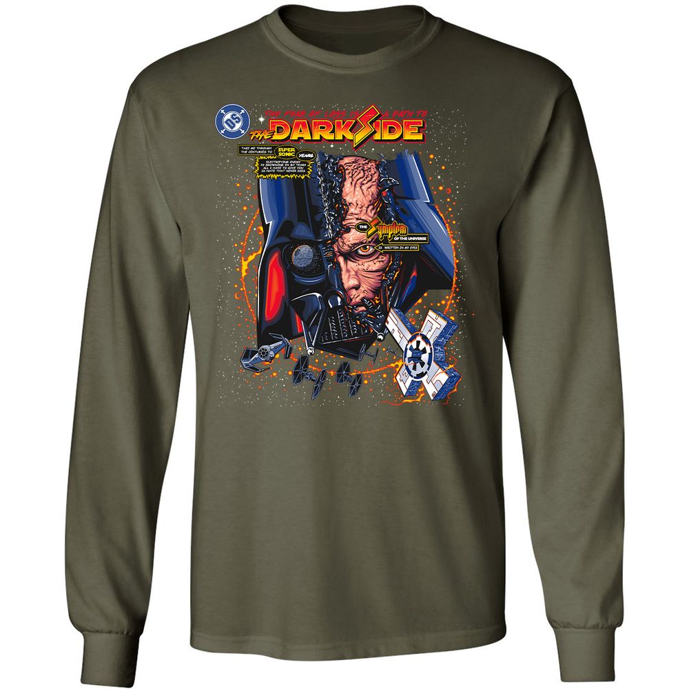 Long Sleeve T-Shirt - 5TNUXP7H - Military Green - 16