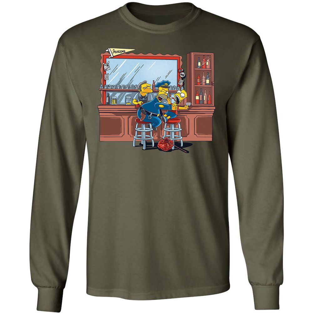 Long Sleeve T-Shirt - WBJJYXPA - Military Green - 16