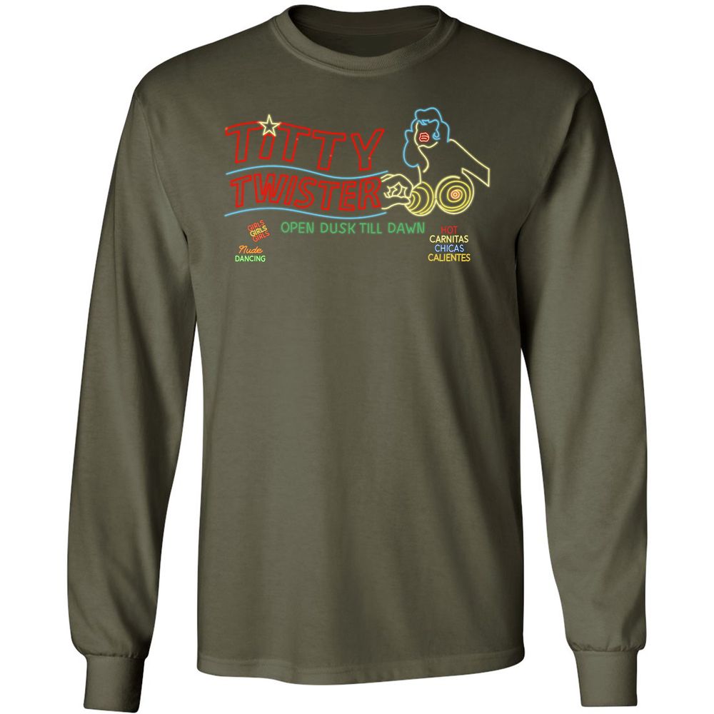 Long Sleeve T-Shirt - GJUTWFY4 - Military Green - 16