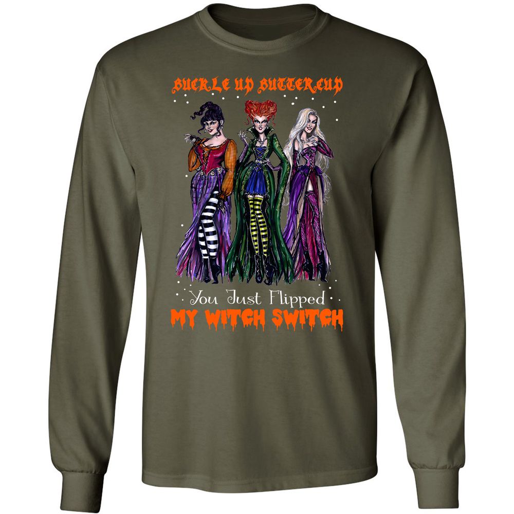 Long Sleeve T-Shirt - 45RPBJTQ - Military Green - 16