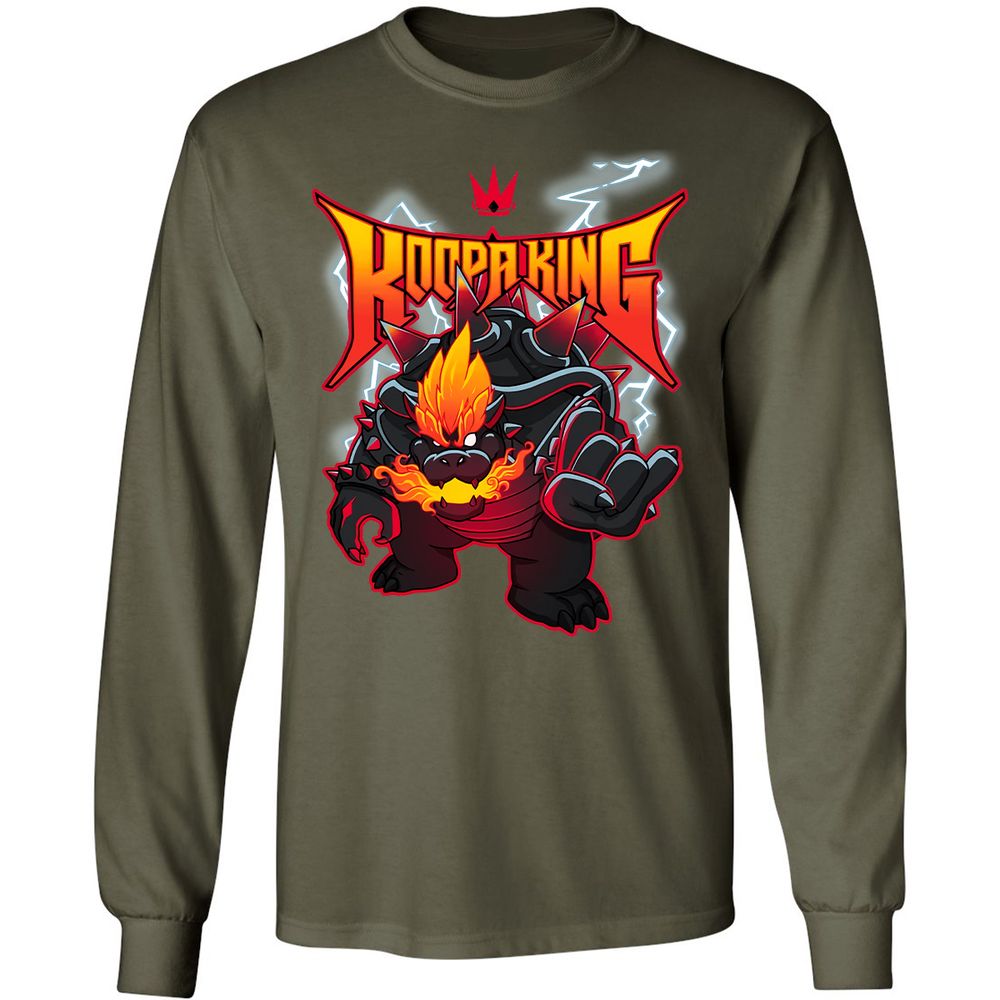 Long Sleeve T-Shirt - 1ZKNP7X8 - Military Green - 16