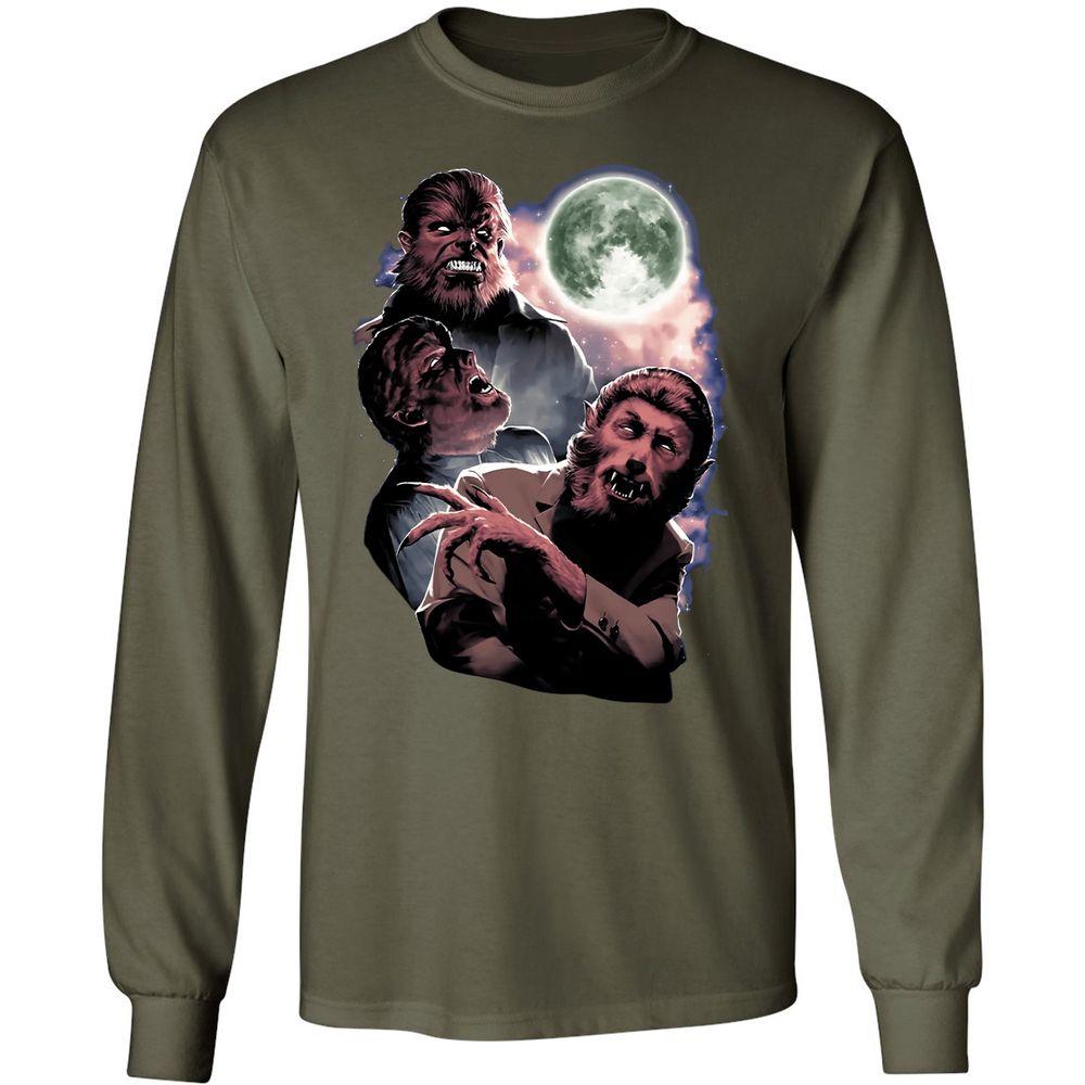 Long Sleeve T-Shirt - R7DB645Z - Military Green - 16