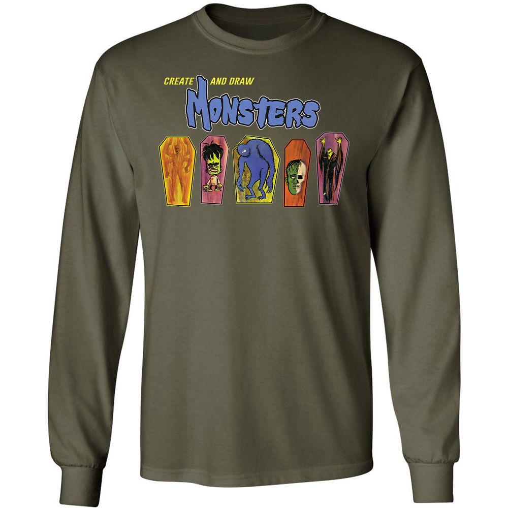 Monsters Draw - Military Green - 16