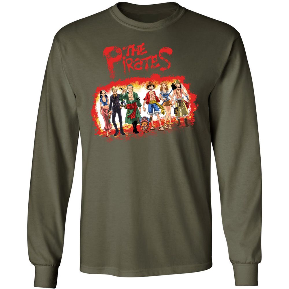 Long Sleeve T-Shirt - 4Q92CQ3G - Military Green - 16