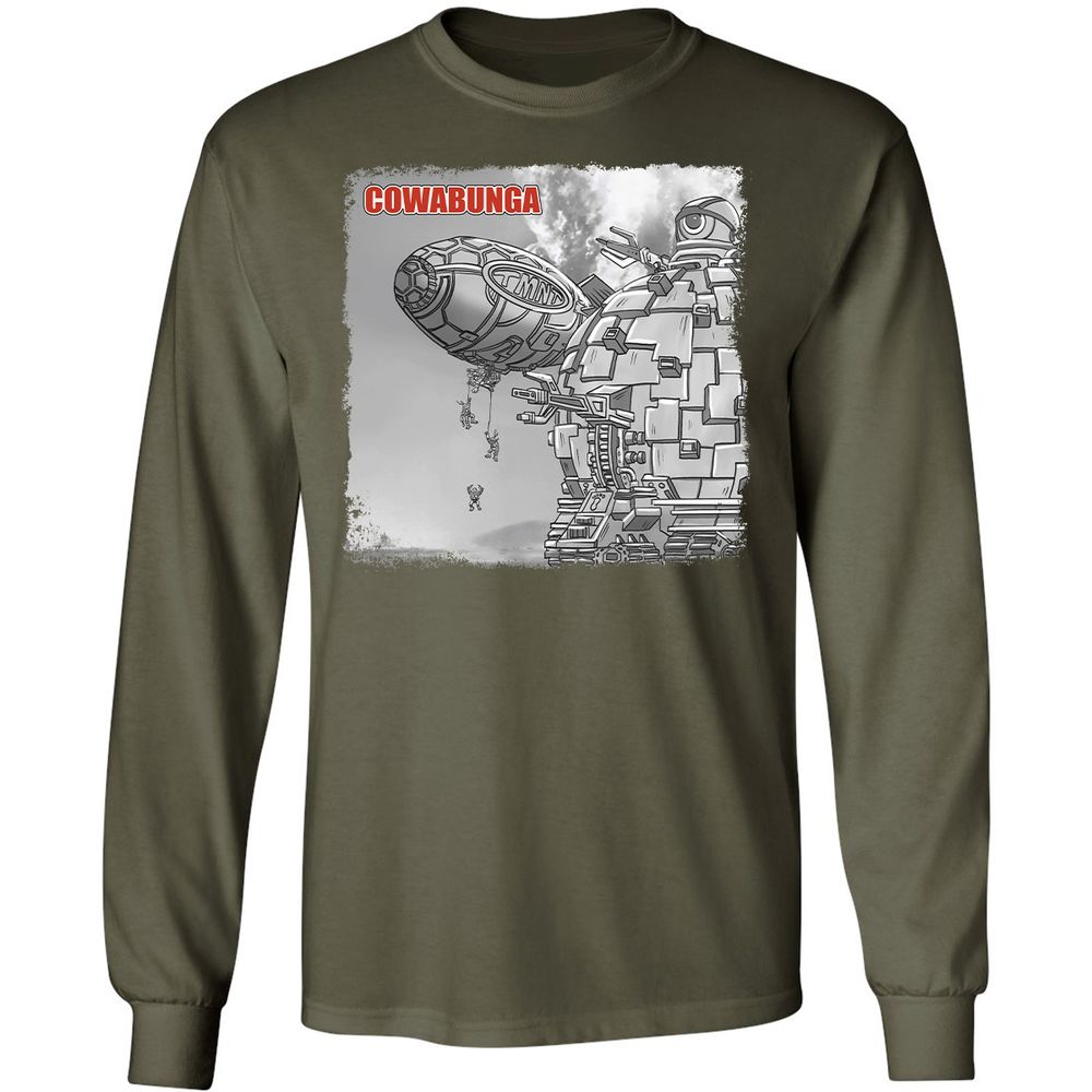 Long Sleeve T-Shirt - Q3CP6Y9S - Military Green - 16