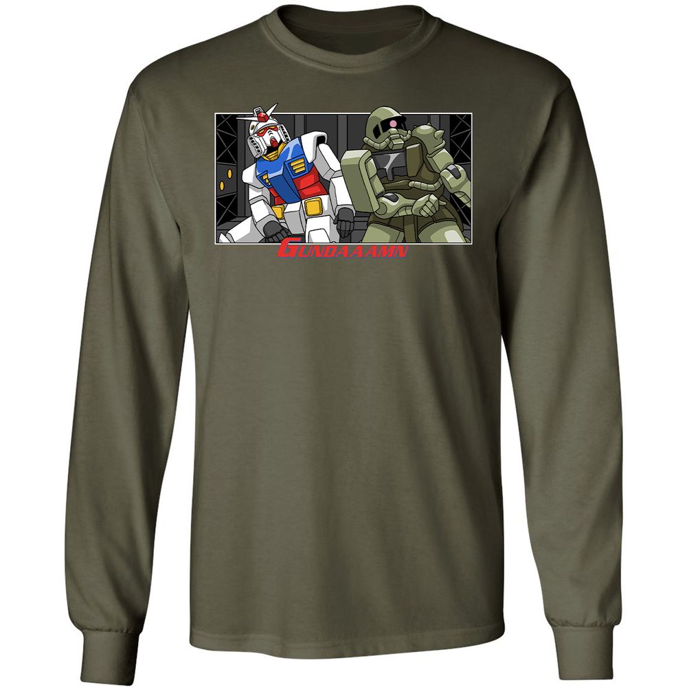 Long Sleeve T-Shirt - R2SEBDPD - Military Green - 16