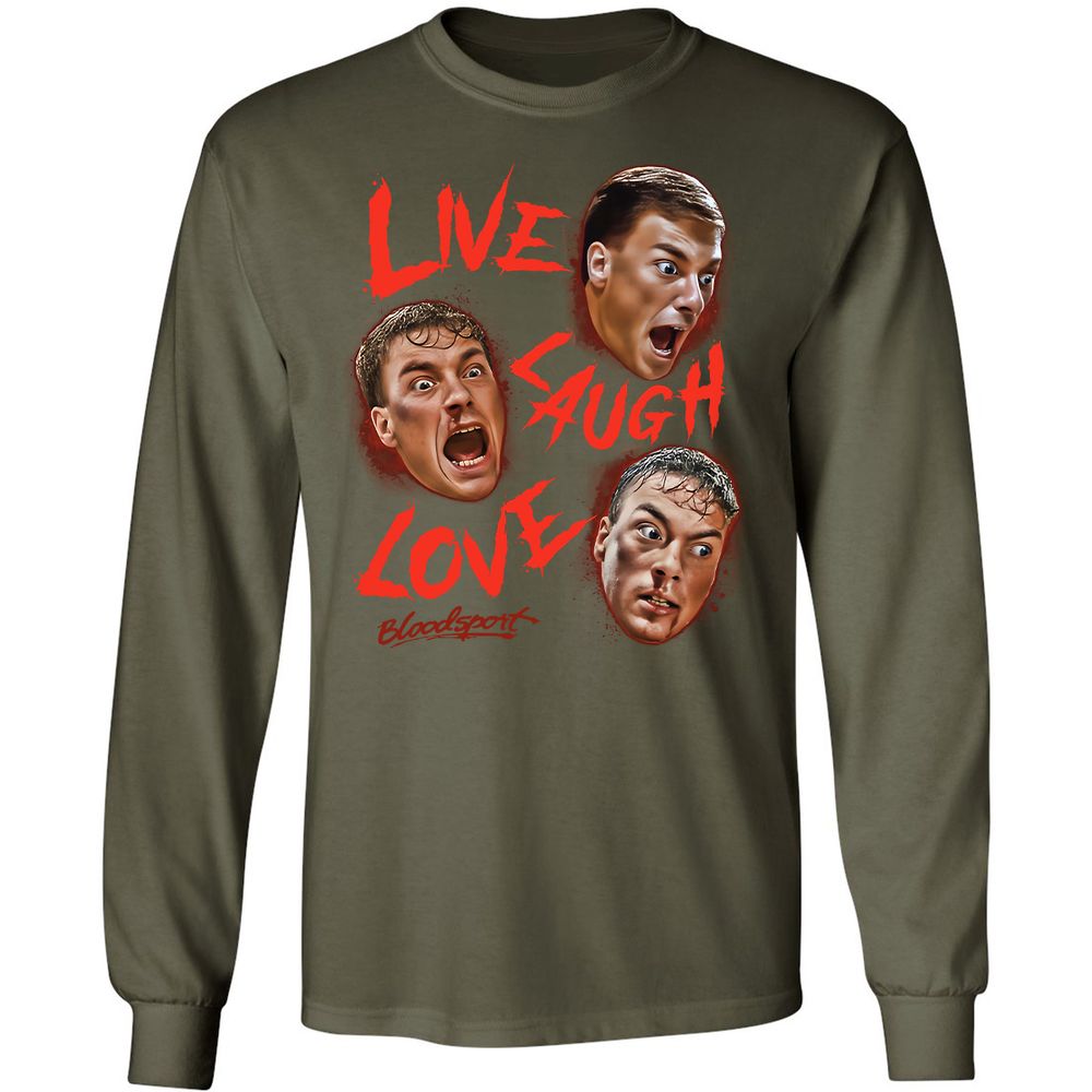 Long Sleeve T-Shirt - S712UXF5 - Military Green - 16