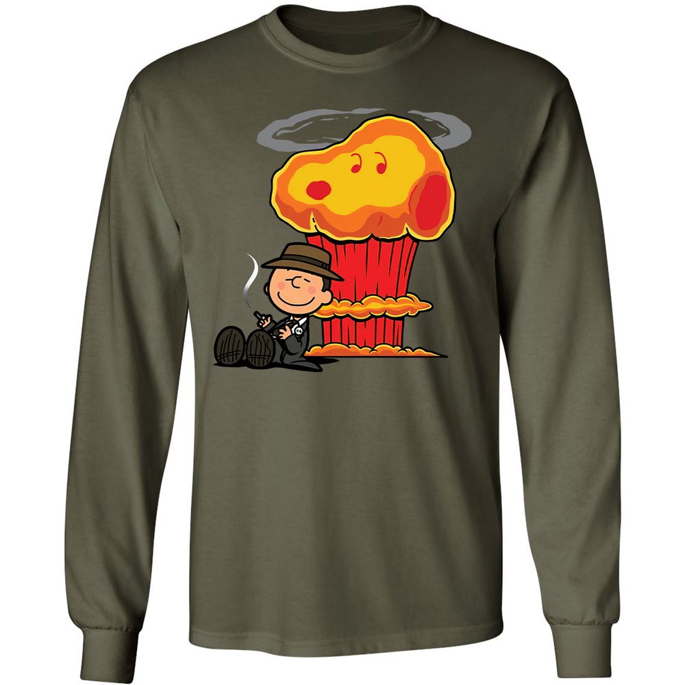 Long Sleeve T-Shirt - 3CUQQ5U8 - Military Green - 16