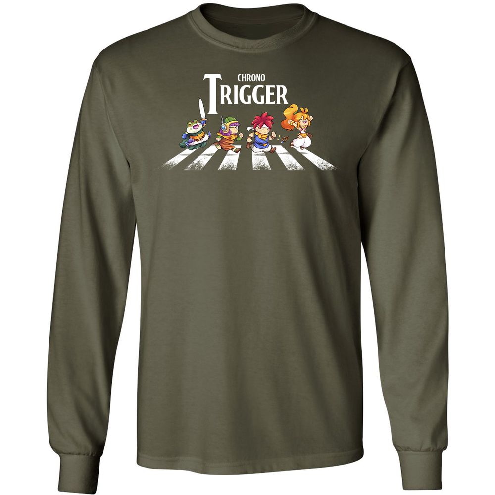Long Sleeve T-Shirt - G72Z7BCP - Military Green - 16