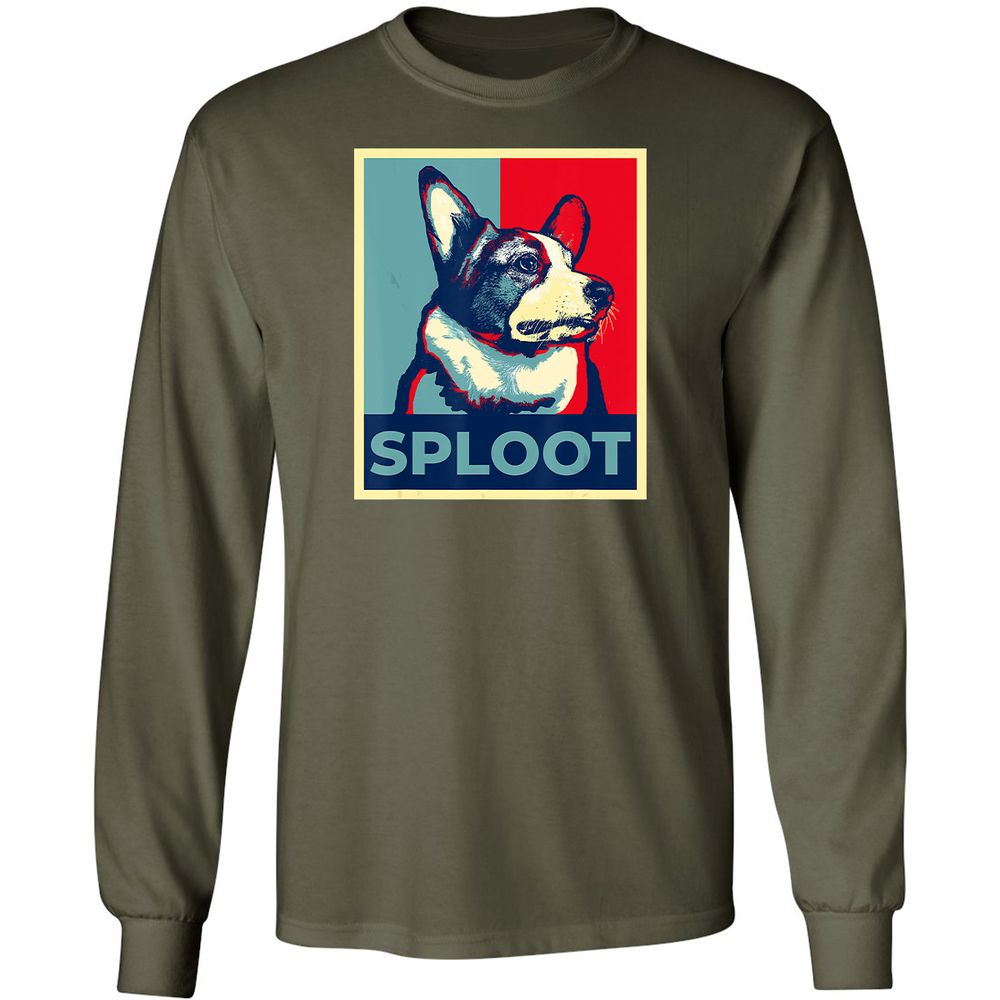 Long Sleeve T-Shirt - 3W5SMR7N - Military Green - 16