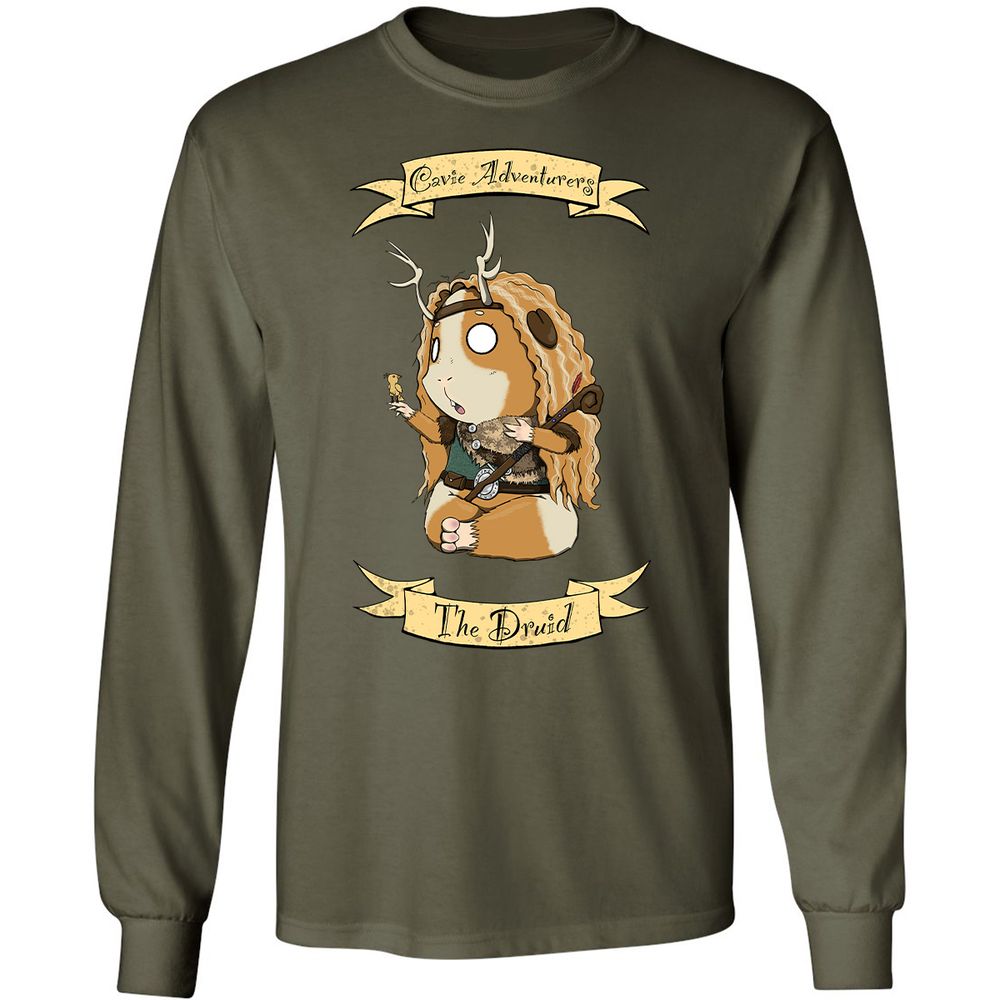 Long Sleeve T-Shirt - G4QG2K9D - Military Green - 16