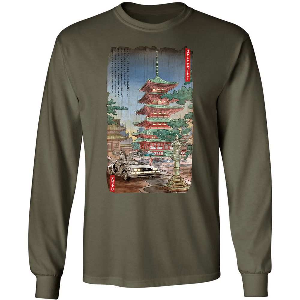 Long Sleeve T-Shirt - 86STUQHS - Military Green - 16