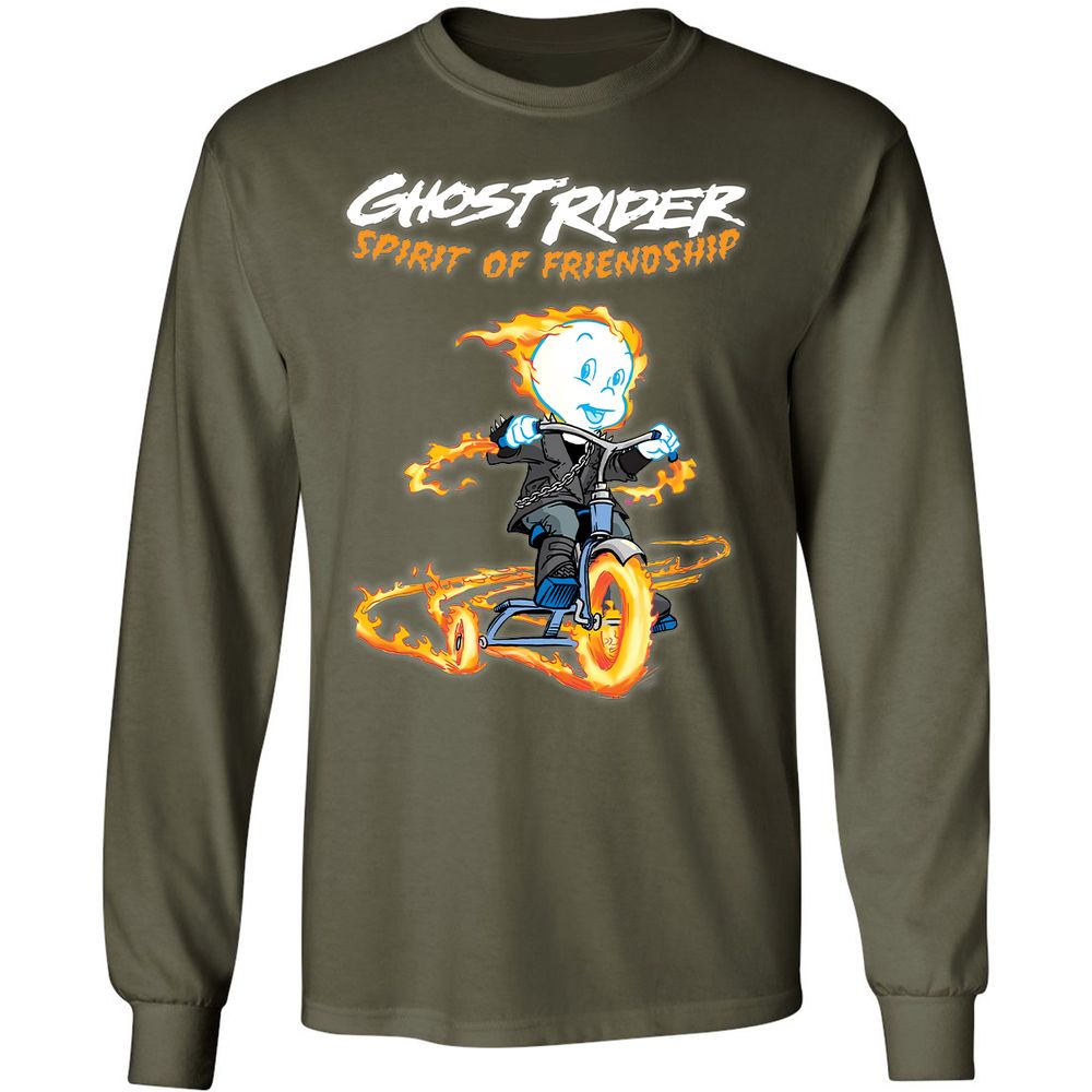 Long Sleeve T-Shirt - JMCG8DNR - Military Green - 16