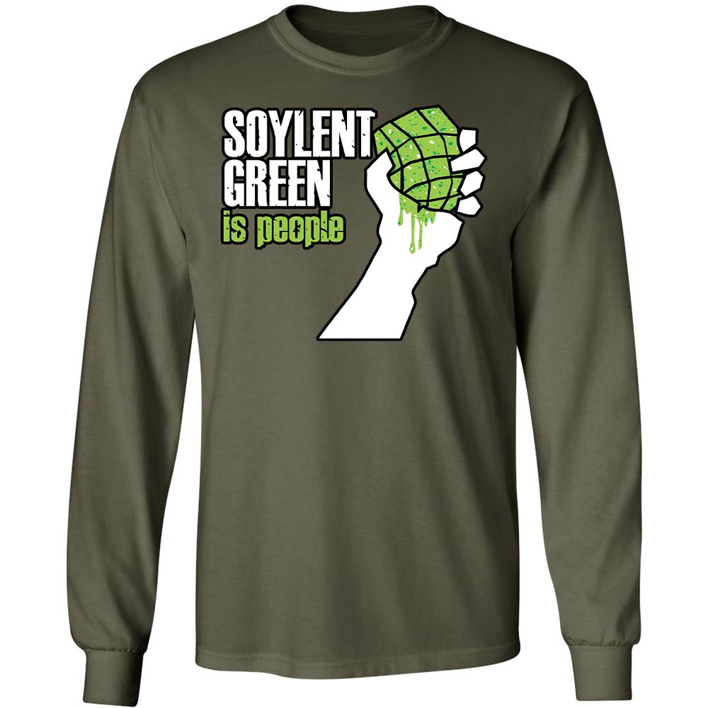 Long Sleeve T-Shirt - Q4RR432M - Military Green - 16