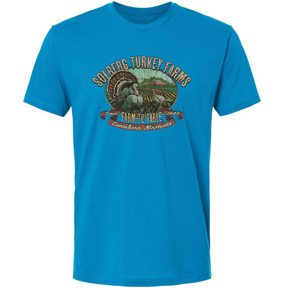 Vintage Turkey Farm Thanksgiving - Turquoise - 16