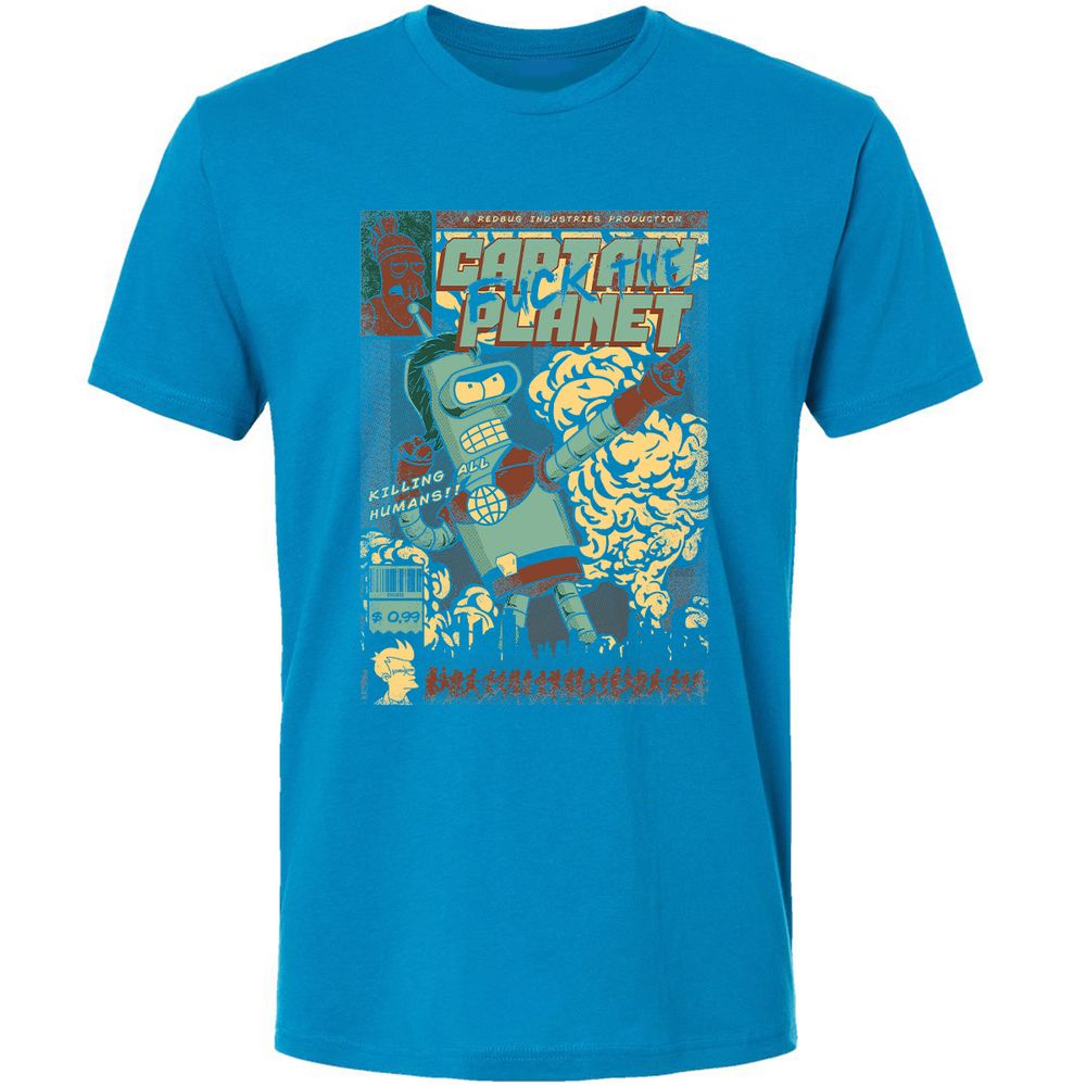 Premium Unisex T-Shirt - AJD98QR5 - Turquoise - 16