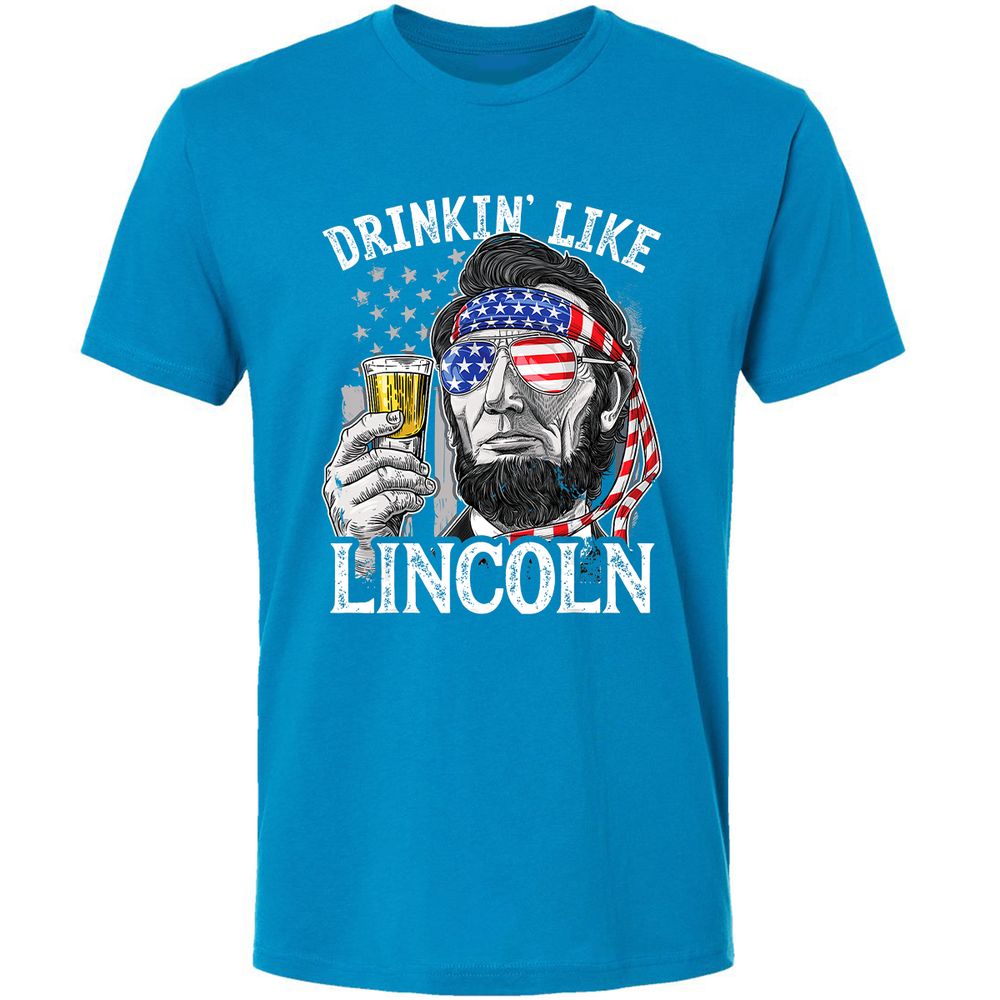 Premium Unisex T-Shirt - Y7JSPDEM - Turquoise - 16