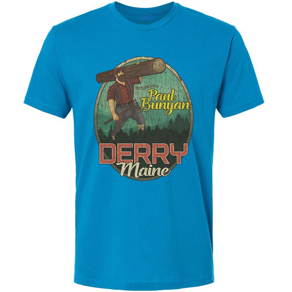 Derry Birthplace of Paul Bunyan - Turquoise - 16