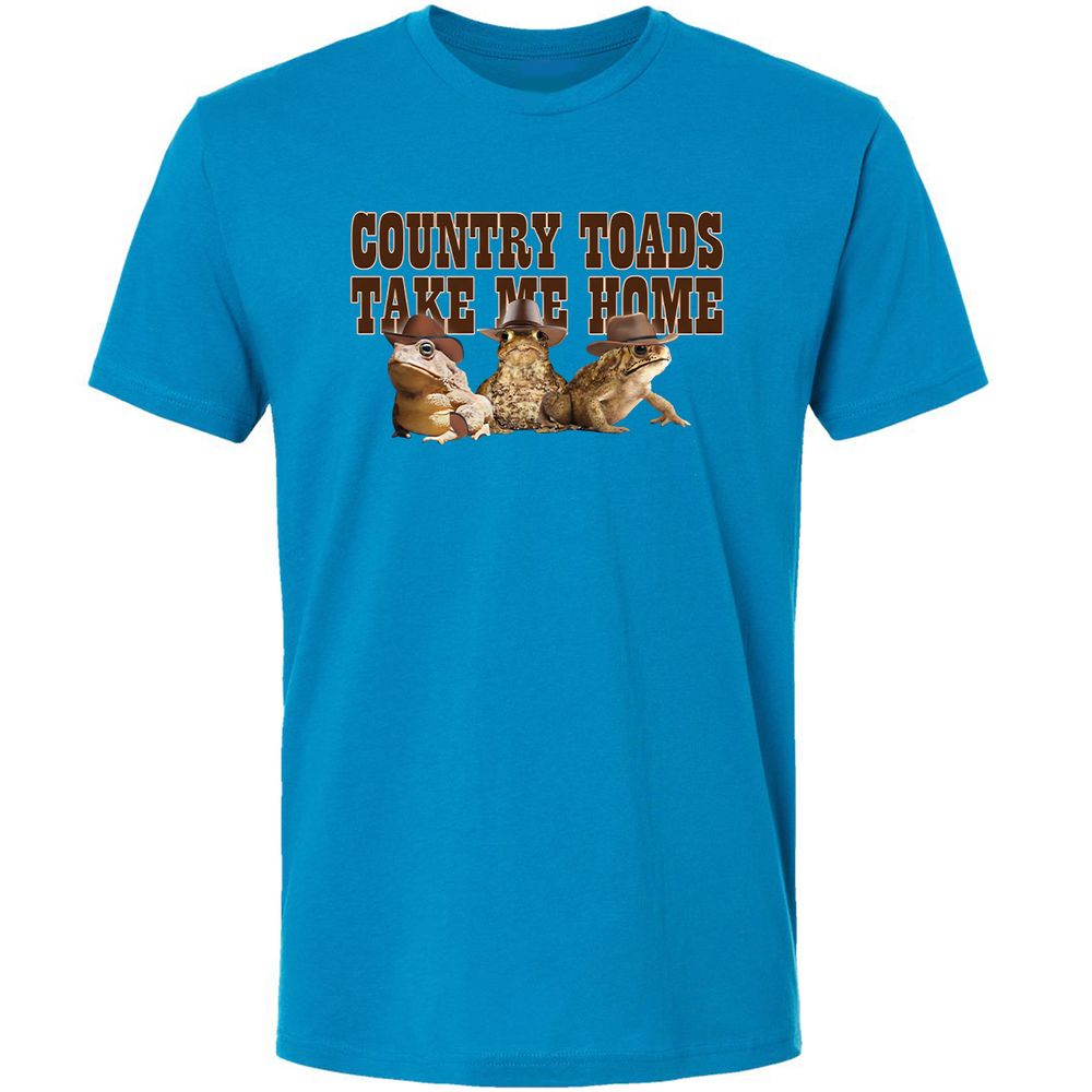 Country Toads Take Me Home - Turquoise - 16
