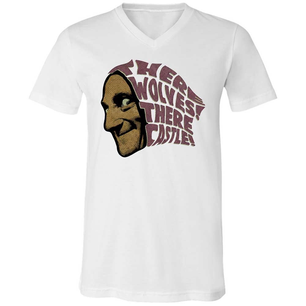 Unisex V-Neck T-Shirt - 8KGJX2QM - White - 16