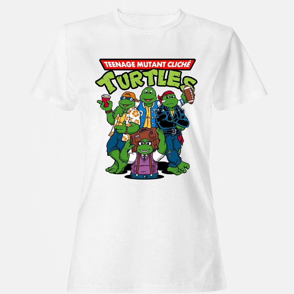 Women's T-Shirt - E8X6KG7S - White - 16