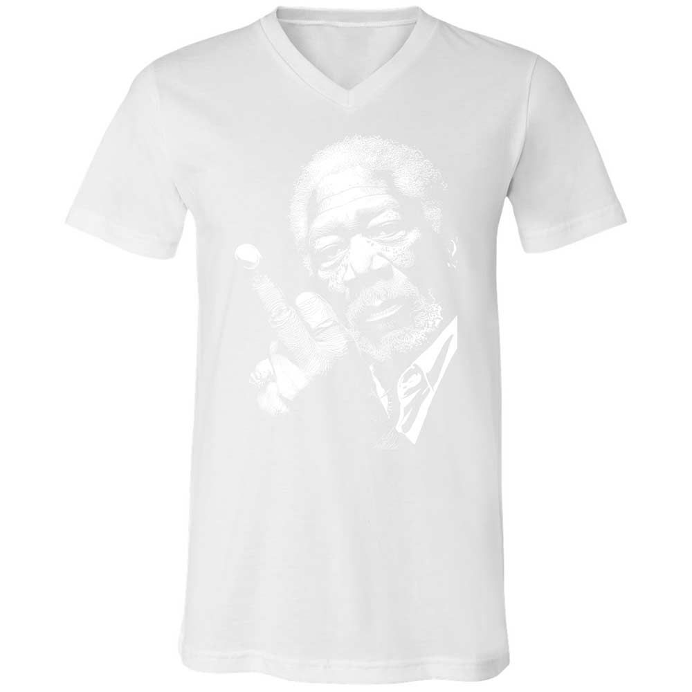 Morgan Freeman middle finger - White - 16