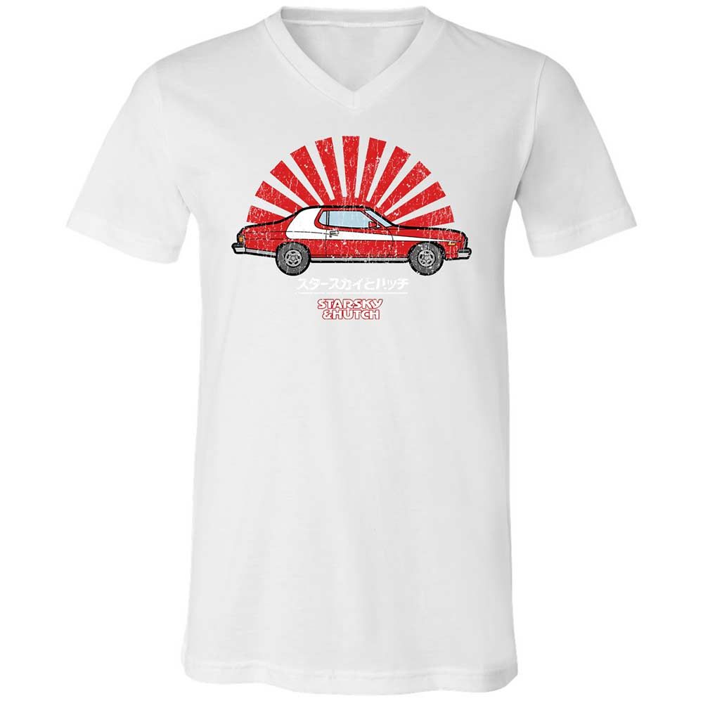 Unisex V-Neck T-Shirt - FJJEH39A - White - 16