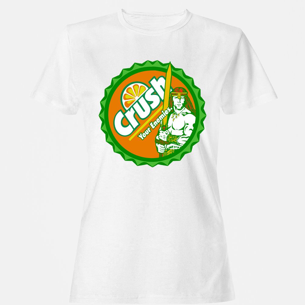 Women's T-Shirt - ALFGALQM - White - 16