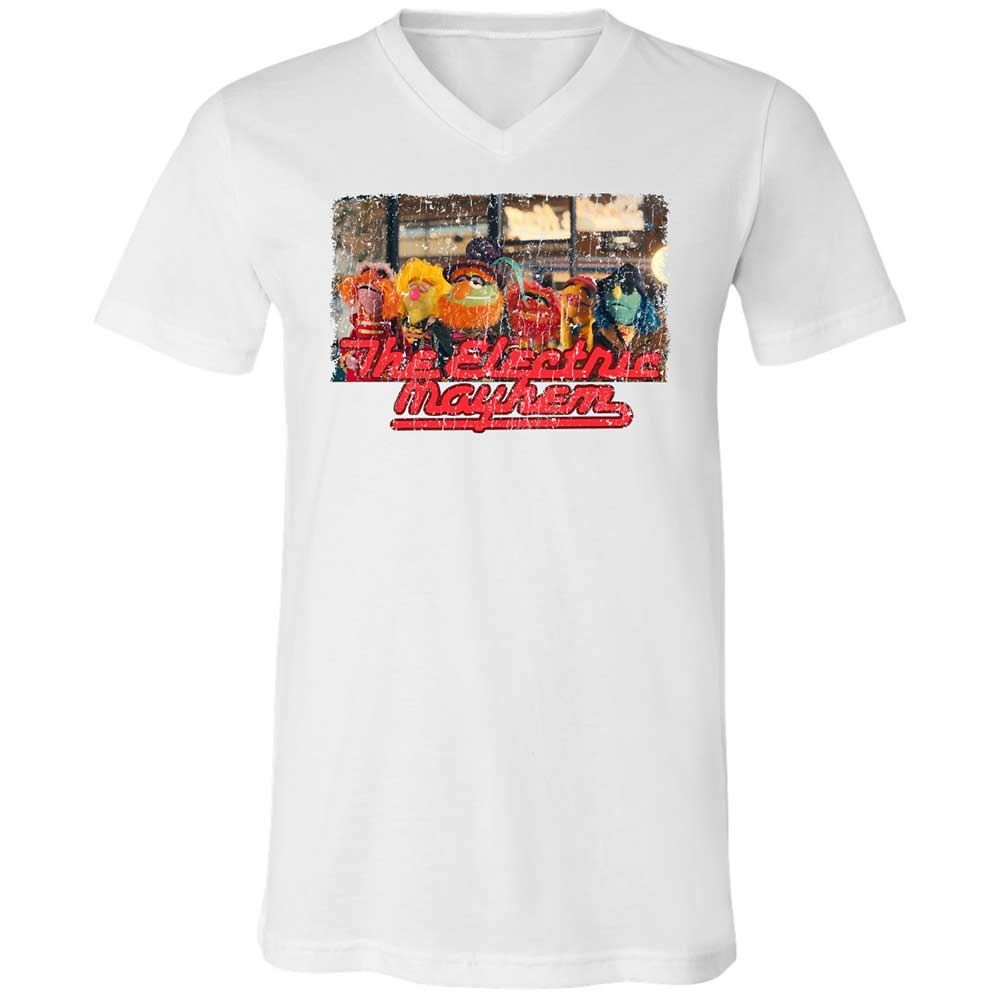 Unisex V-Neck T-Shirt - 987VZXV6 - White - 16