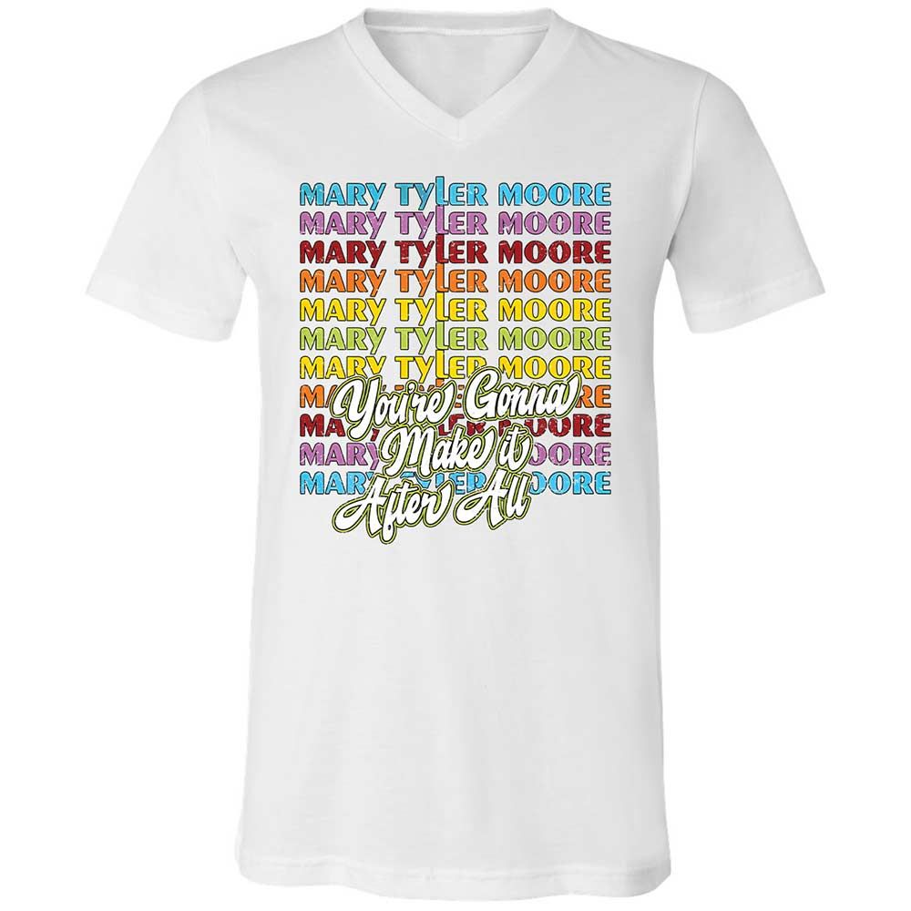 Unisex V-Neck T-Shirt - 3LEQDC4J - White - 16