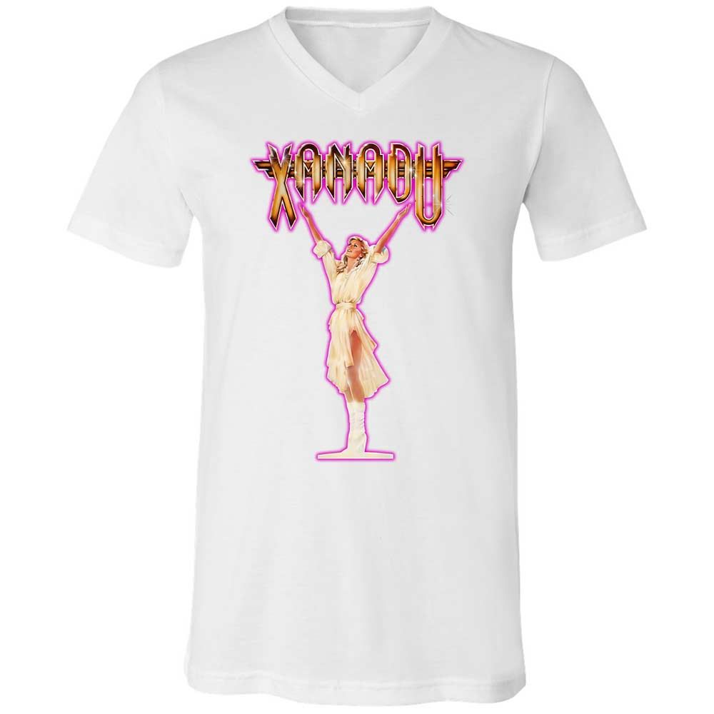Unisex V-Neck T-Shirt - XQYXHDZV - White - 16