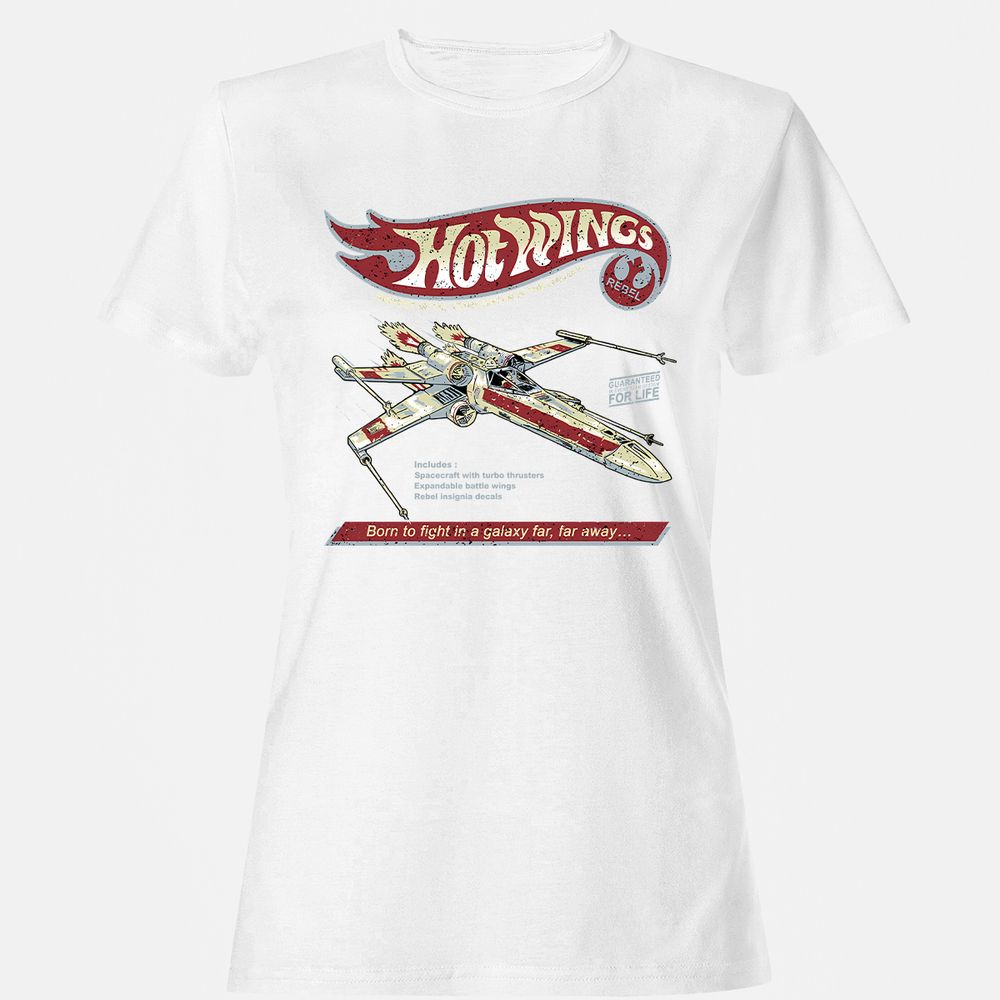 Women's T-Shirt - HQQXMWPG - White - 16