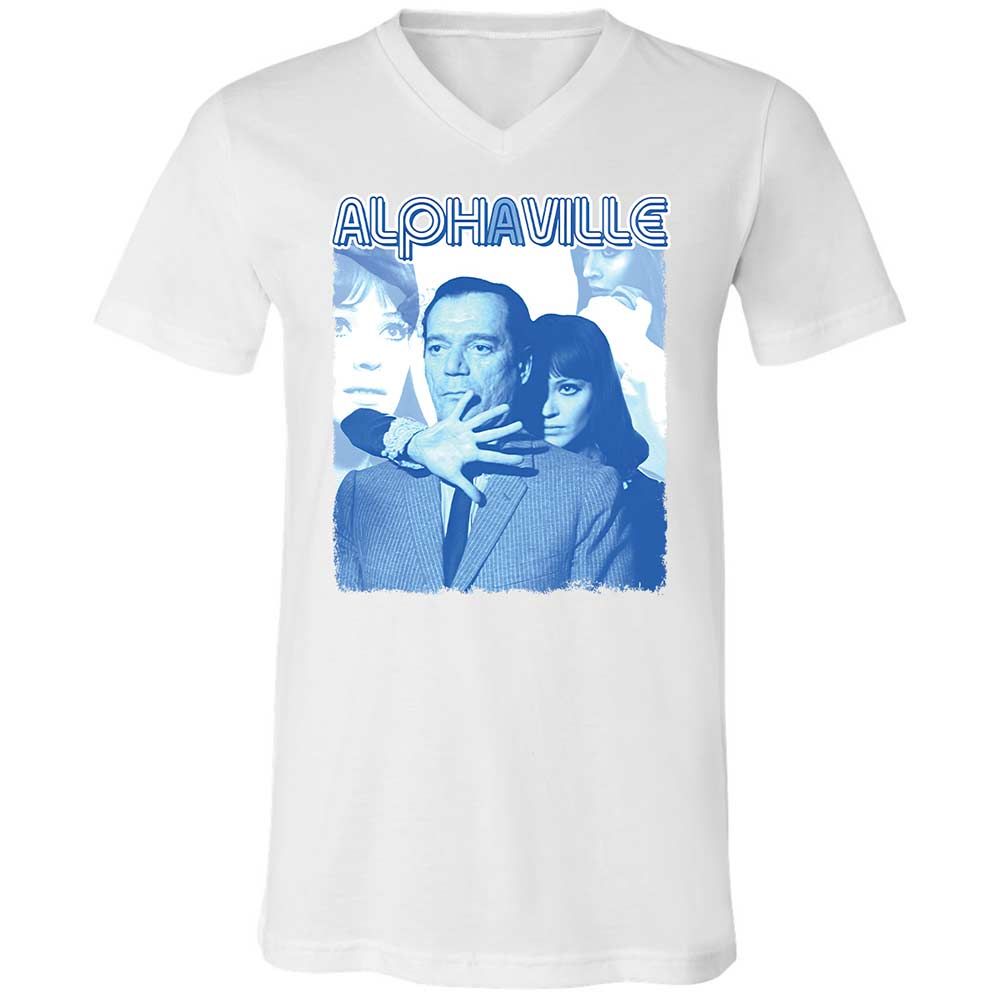 Unisex V-Neck T-Shirt - 5NZVBMGF - White - 16