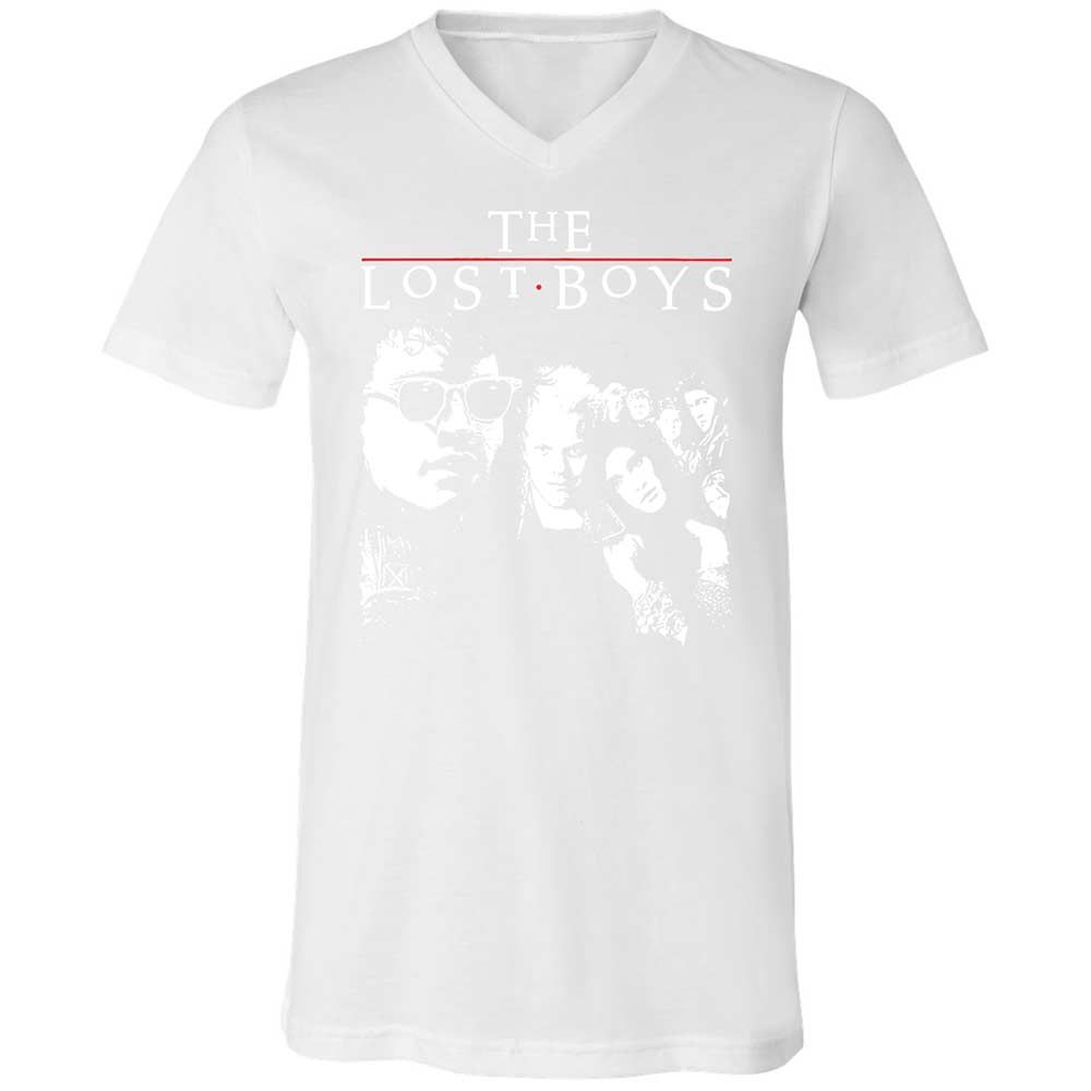Unisex V-Neck T-Shirt - 187PTJEQ - White - 16