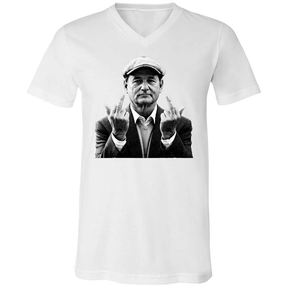 Bill Murray Middle Finger - White - 16
