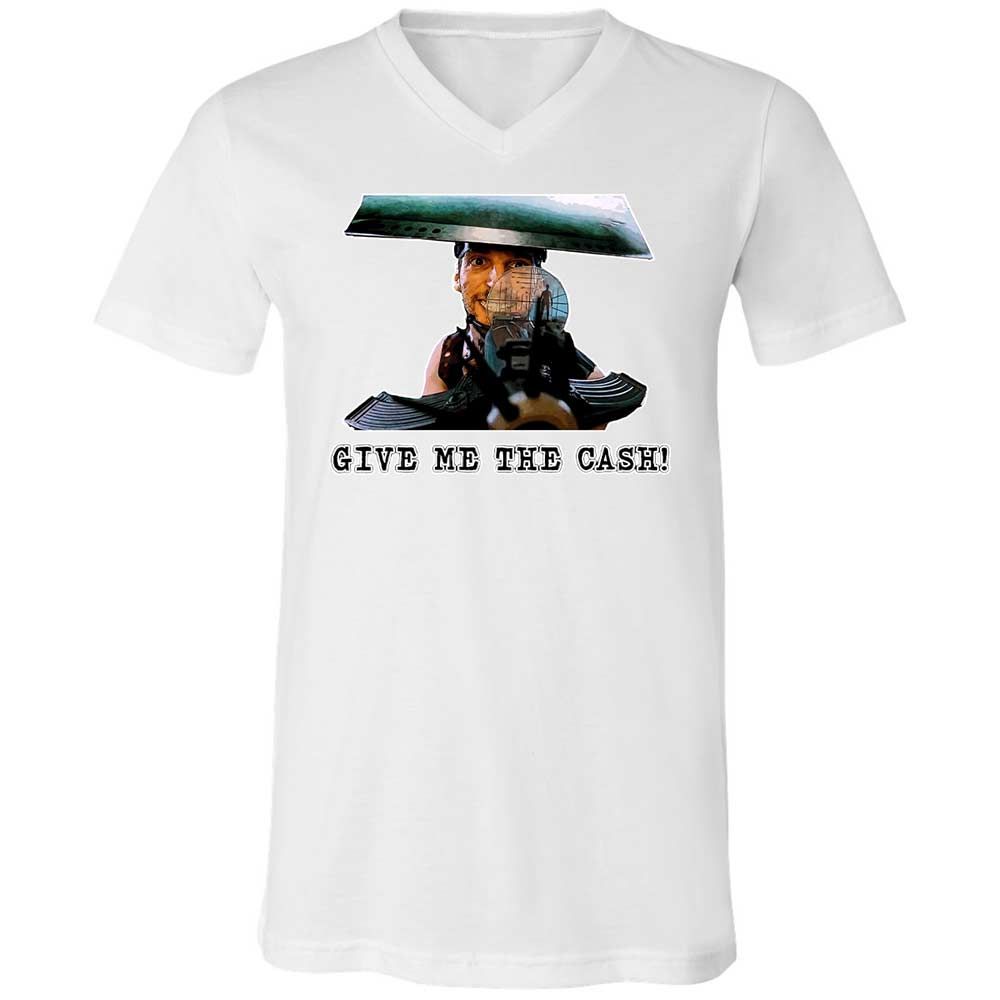 Unisex V-Neck T-Shirt - CF7NGZ5Y - White - 16