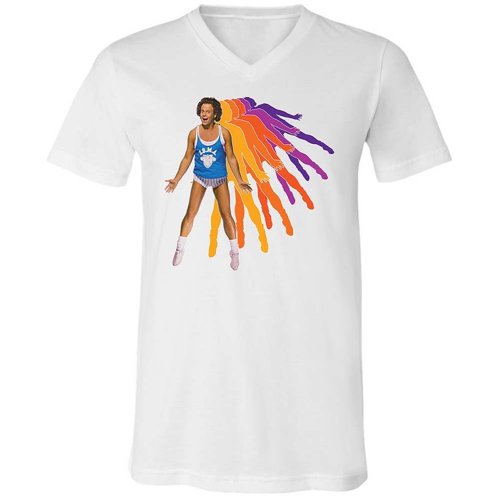 Unisex V-Neck T-Shirt - 5F4PRZ85 - White - 16