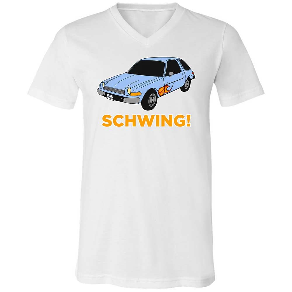 Unisex V-Neck T-Shirt - JB2PHA2D - White - 16