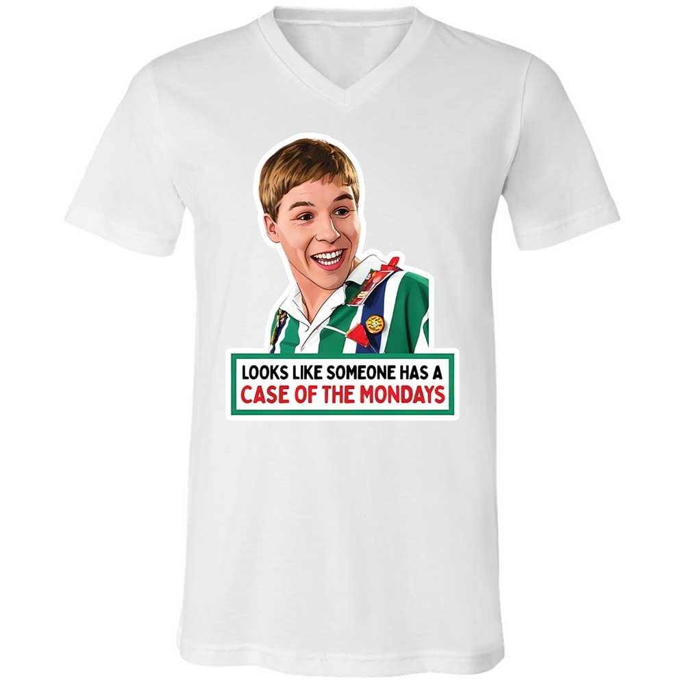 Unisex V-Neck T-Shirt - 7FD8VSW6 - White - 16