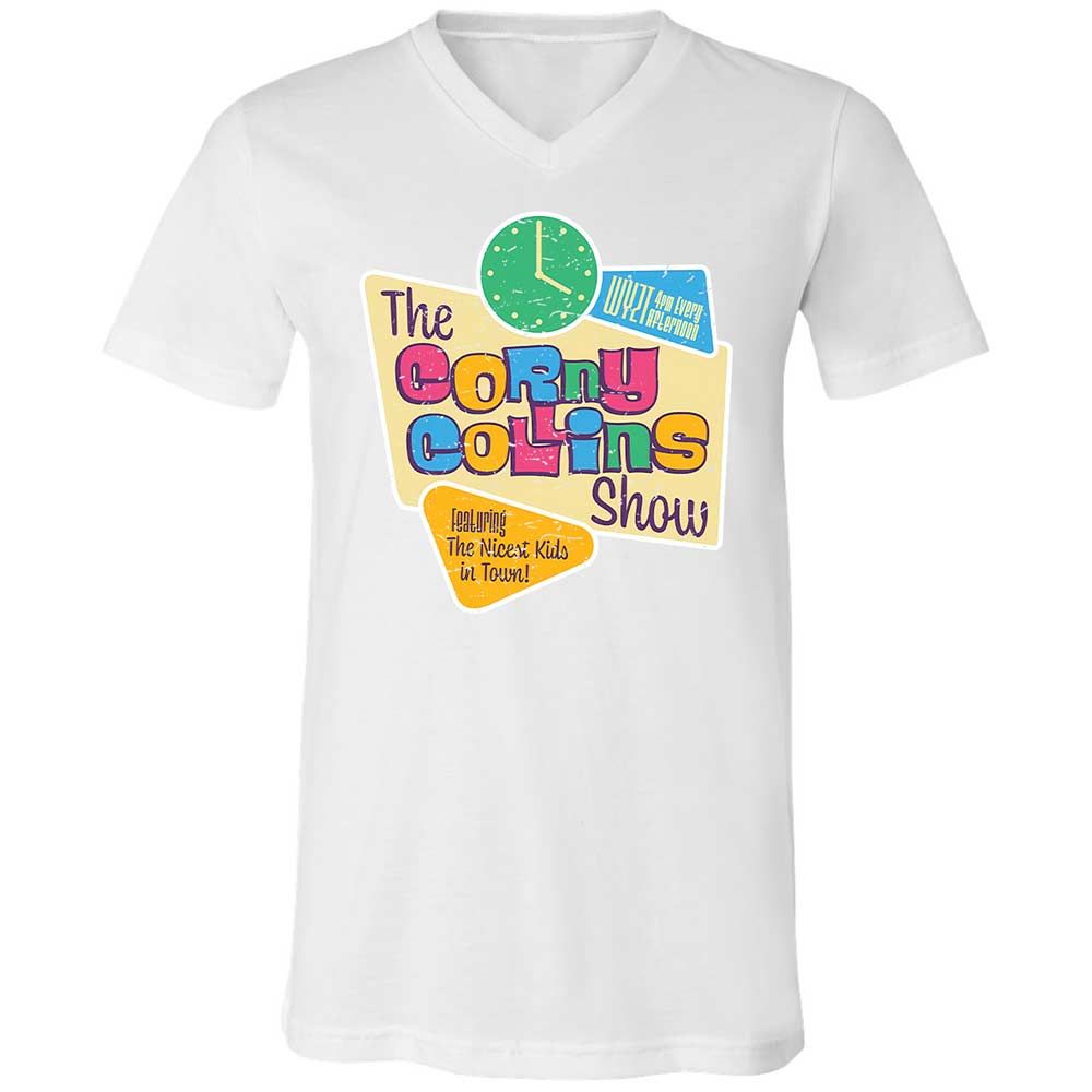 Unisex V-Neck T-Shirt - MR2JU1WL - White - 16