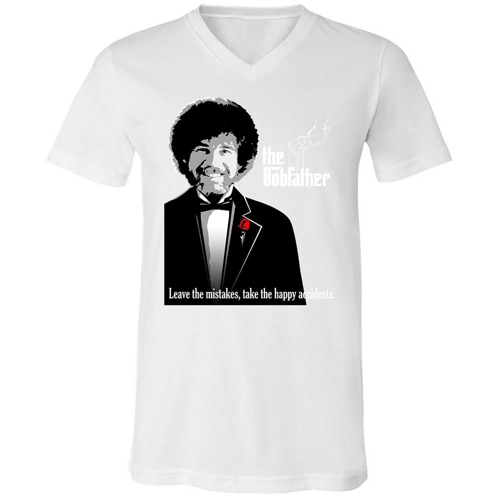 Unisex V-Neck T-Shirt - 7K6NTHNK - White - 16