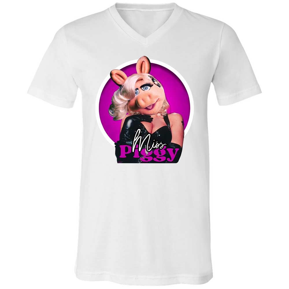 Unisex V-Neck T-Shirt - 8G4XCMEK - White - 16