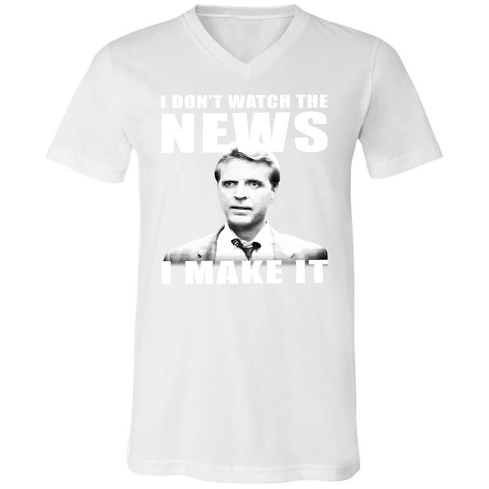 Unisex V-Neck T-Shirt - VFXH2L1F - White - 16