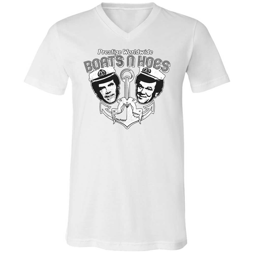 Unisex V-Neck T-Shirt - R9SCBAQ6 - White - 16