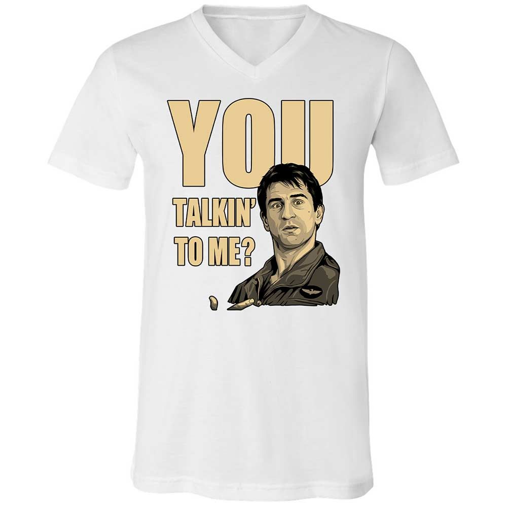 Unisex V-Neck T-Shirt - K3W8KJ6G - White - 16